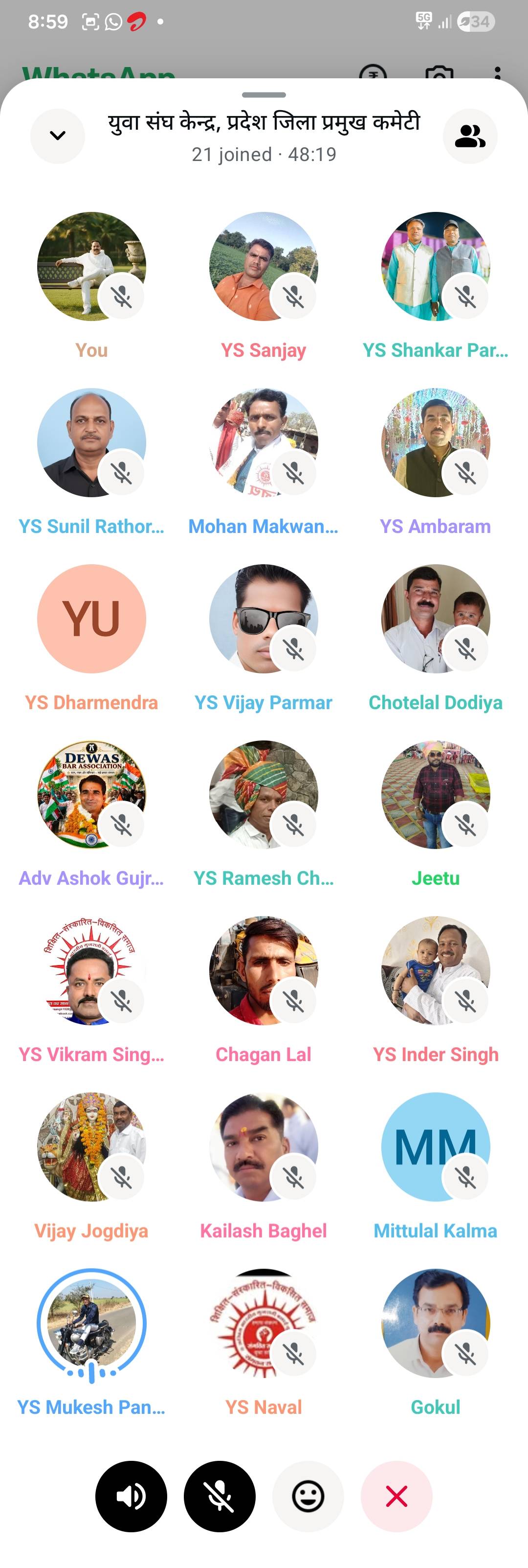 युवा संघ परिवार की केन्द्र / प्रदेश एवं जिला प्रमुखों की महत्वपूर्ण बैठक सम्पन्न हुई !  